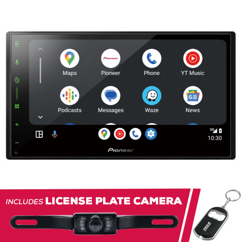 Pioneer DMH-2000NEX 6.8" Multimedia w/ License Plate Rear View Camera Pioneer DMH-2000NEX 6.8" Multimedia w/ License Plate Rear View Camera