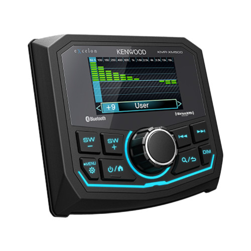 Kenwood eXcelon KMR-XM500 IP66 Rating Marine Digital Media Receiver w/ Bluetooth