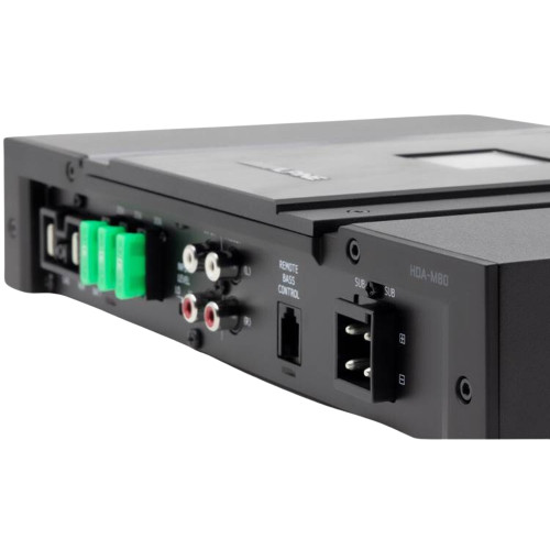 Alpine HDA-M80 Status Series 800W Class D Mono Amplifier with Remote Bass Knob