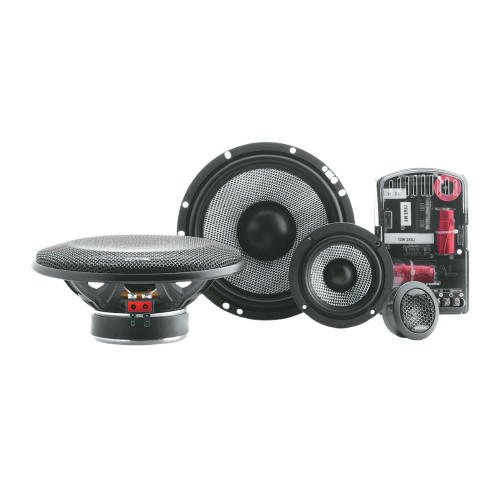 Focal 165 AS3 6.5" 80 Watts RMS Power 3-Way Component Car Audio & Video Speaker System
