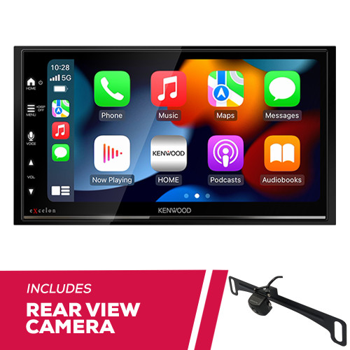 Kenwood DMX809S 6.8" Multimedia Receive with CMOS-240U Universal Backup Camera Kenwood DMX809S 6.8" Multimedia Receive with CMOS-240U Universal Backup Camera