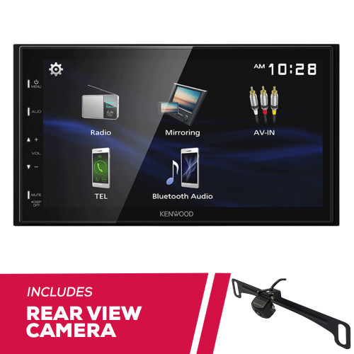 Kenwood DMX129BT 6.8" Multimedia w/ CMOS-240U Universal Backup Camera