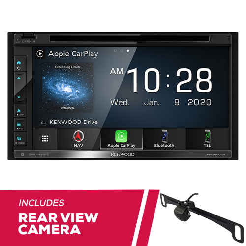 Kenwood DNX577S 6.8" Navigation DVD & CMOS-240U Universal Backup Camera