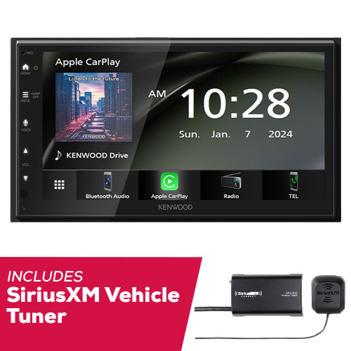 Kenwood DMX4710S 6.8" Single DIN Multimedia w/ SXV300V1 SiriusXM Tuner