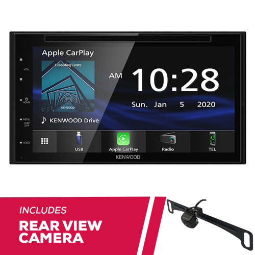 Kenwood DDX5707S 6.8 Inch DVD with CMOS-240U Universal Backup Camera Kenwood DDX5707S 6.8 Inch DVD with CMOS-240U Universal Backup Camera