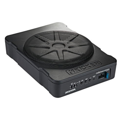 Kicker 10" 51HS10 10" 180 Watts RMS Hideaway Compact Powered Subwoofer Enclosure