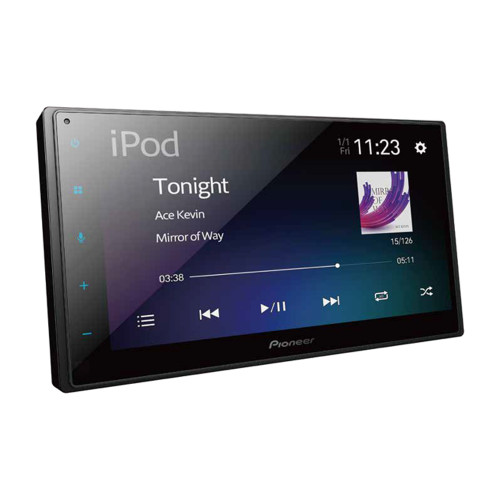 Refurbished Pioneer DMH-130BT 6.8" Double Din Digital Media with Bluetooth