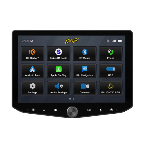 Stinger IX210 HORIZON10 2-DIN 10" Multimedia w/ Carplay/Android Auto