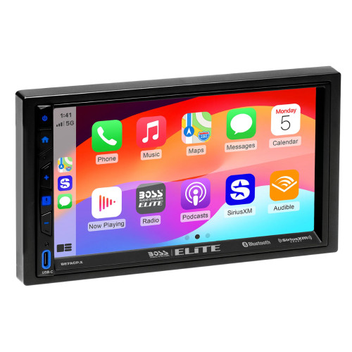 BOSS BE7ACP.X Double-DIN 7" Digital Multimedia and Carplay/Android Auto