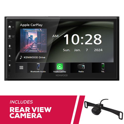 Kenwood DMX4710S 6.8" 1-DIN Multimedia with CMOS-230LP Backup Camera Kenwood DMX4710S 6.8" 1-DIN Multimedia with CMOS-230LP Backup Camera