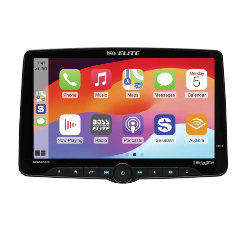 BOSS Elite BE10ACP.XC 10.1" Multimedia w/ Apple CarPlay & BackUp Camera