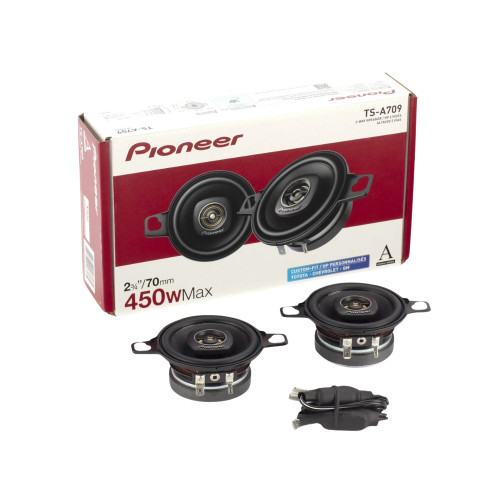 Refurbished Pioneer TS-A709 A-Series 2-3/4" 450-Watts Max Power 4-Ohm 2-way Coaxial Speakers