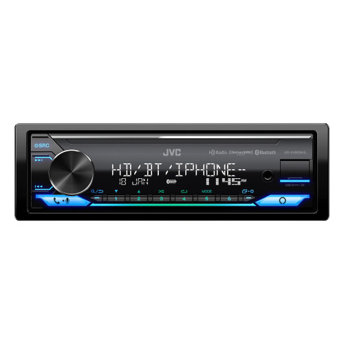 JVC KD-X480BHS 1 DIN Digital Media with Alexa, HD Radio, and Bluetooth JVC KD-X480BHS 1 DIN Digital Media with Alexa, HD Radio, and Bluetooth