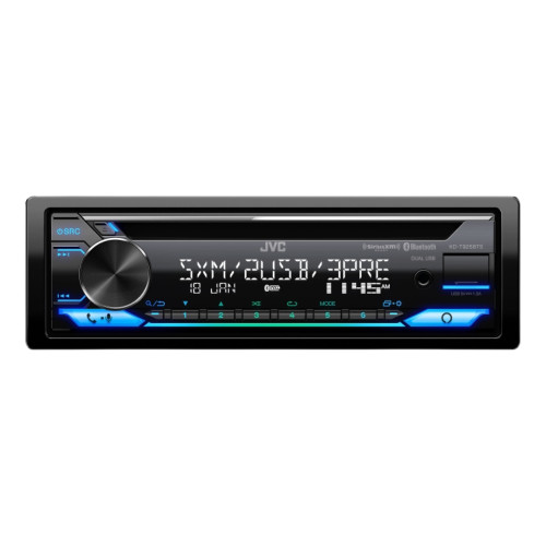 JVC KD-T925BTS Single DIN CD with Bluetooth, Alexa, USB, and 13-Band EQ