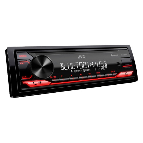 JVC KD-X280BT 1 DIN Digital Media with Bluetooth, USB, and 13-Band EQ