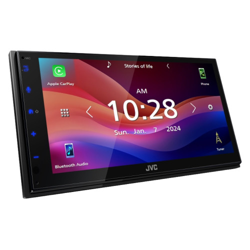 JVC KW-M695BW 6.8" 1-DIN/2-DIN Multimedia with CarPlay and Android Auto