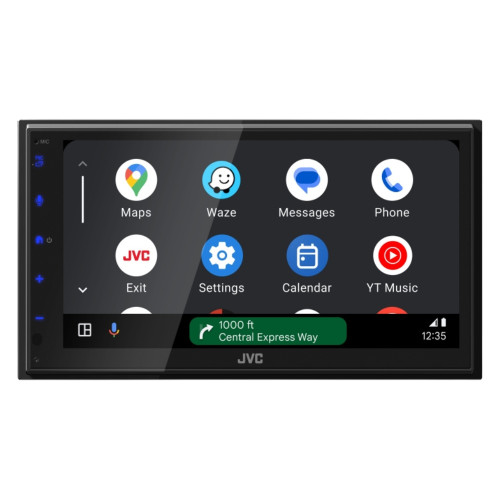 JVC KW-M695BW 6.8" 1-DIN/2-DIN Multimedia with CarPlay and Android Auto