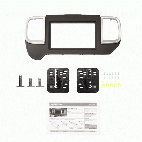 Metra 95-7398 2 DIN Radio Stereo Mounting Dash Kit for Hyundai and Ford