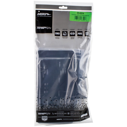 Metra 95-8204 TURBOKits; Radio Installation Kit Fits 03-08 Corolla