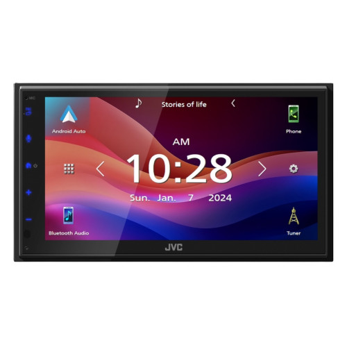 JVC KW-M690BW 6.8" Short Chassis Multimedia w/ CarPlay & Android Auto