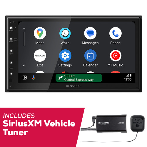 Kenwood DMX50S 6.8" 2 DIN Multimedia Receive with SXV300V1 SiriusXM Tuner