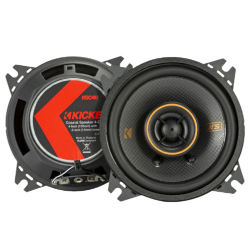 Kicker KS-Series 51KSC404 4" Coaxial Speakers & 51KSC6704 6.75" Coaxial Speakers
