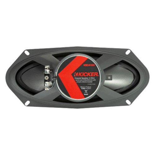 Kicker KS-Series 51KSC404 4" Coaxial Speakers, 51KSC41004 4x10" Coaxial Speakers