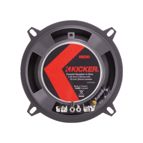 Kicker 4 Ohms 51KSC504 5.25" Coaxial Speakers & 51KSC6904 6x9" Coaxial Speakers