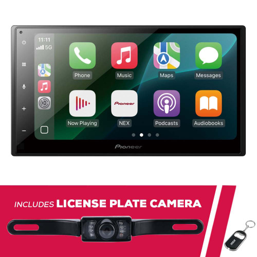 Pioneer DMH-1800NEX 6.8" 2-DIN Multimedia with License Plate Camera