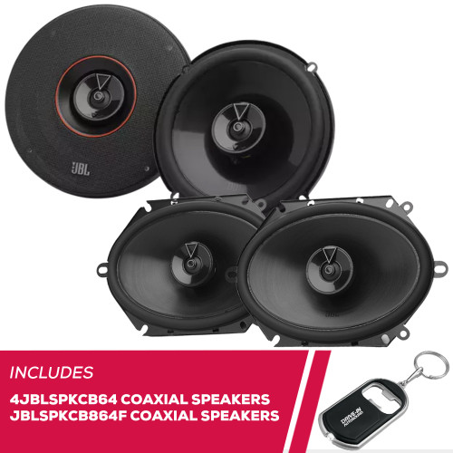 JBL Club Series JBLSPKCB64 6.5" & JBLSPKCB864F 6"x8" 2-Way Car Speakers JBL Club Series JBLSPKCB64 6.5" & JBLSPKCB864F 6"x8" 2-Way Car Speakers