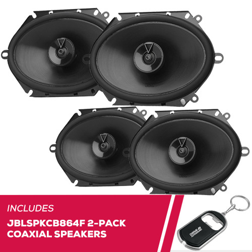 JBL 2-Pack JBLSPKCB864F Club Series 6x8" 60W RMS 2-Way Car Audio Speakers JBL 2-Pack JBLSPKCB864F Club Series 6x8" 60W RMS 2-Way Car Audio Speakers