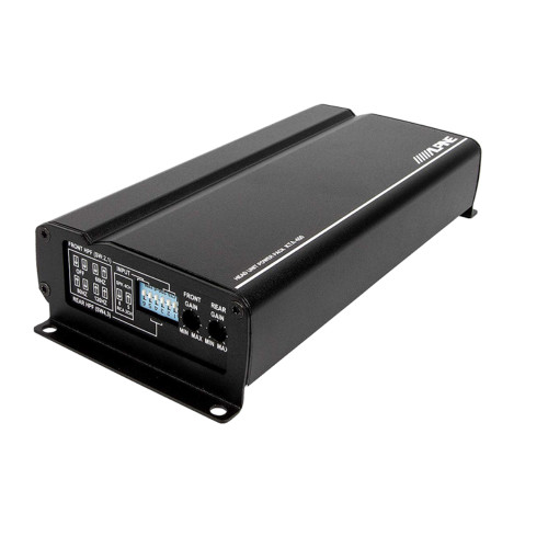 Alpine ILX-W770 6.75" Multimedia with Backup Camera and KTA-450 Amplifier