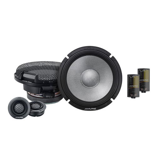 Alpine R-Series R2-S65C 6.5" Component Speakers & R2-S69 6x9" Coaxial Speakers