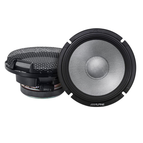 Alpine R-Series R2-S65C 6.5" Component Speakers & R2-S69 6x9" Coaxial Speakers