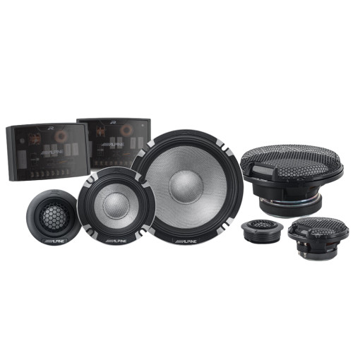 Alpine R-Series R2-S653 6.5" Component Speakers & R2-S69 6"x9" Coaxial Speakers
