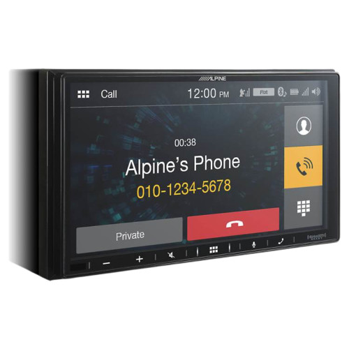 Open Box Alpine iLX-W650 Digital Media Receiver w/ Apple CarPlay & Android Auto With License Plate Camera
