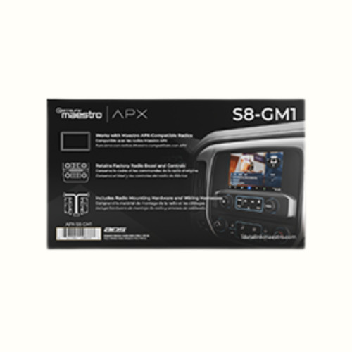Maestro APX-S8-GM1 APX 8" Radio Installation Kit for Select GM Vehicles