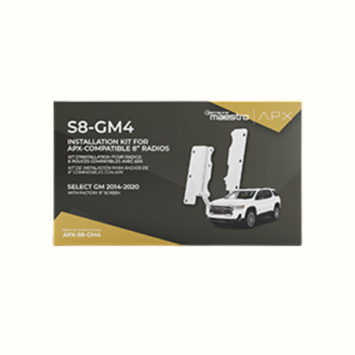 Maestro APX-S8-GM4 APX 8" Radio Installation Kit for Select GM Vehicles Maestro APX-S8-GM4 APX 8" Radio Installation Kit for Select GM Vehicles