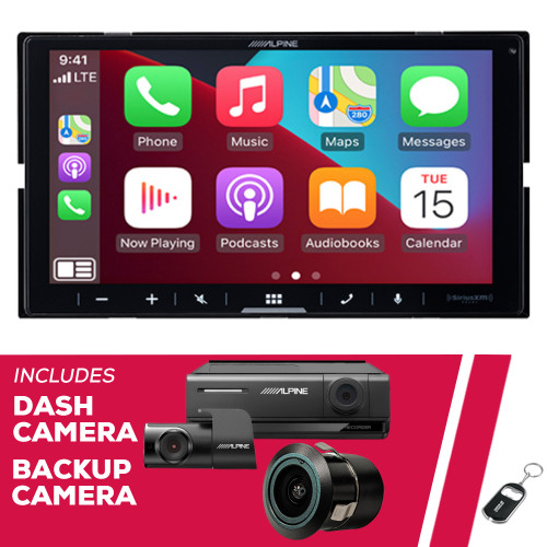 Alpine ILX-W670-S 7" Multimedia Receiver with Bullet Cam and DVR-C320R Dash Cam Alpine ILX-W670-S 7" Multimedia Receiver with Bullet Cam and DVR-C320R Dash Cam