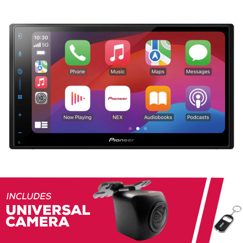 Pioneer DMH-W3000NEX 6.8" Multimedia Receiver w/ NB-BC011 Front/Rear View Camera