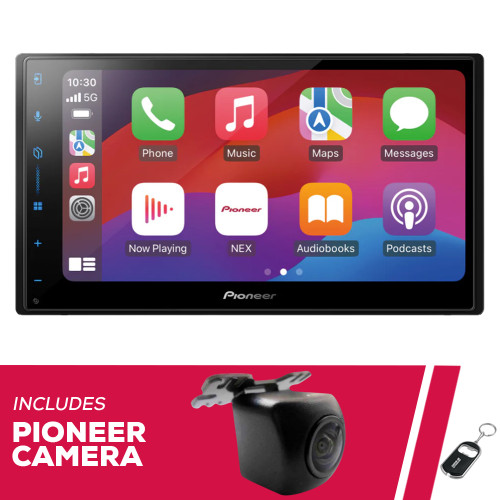 Pioneer DMH-W3050NEX 6.8" Multimedia Receiver w/ NB-BC011 Front/Rear View Camera