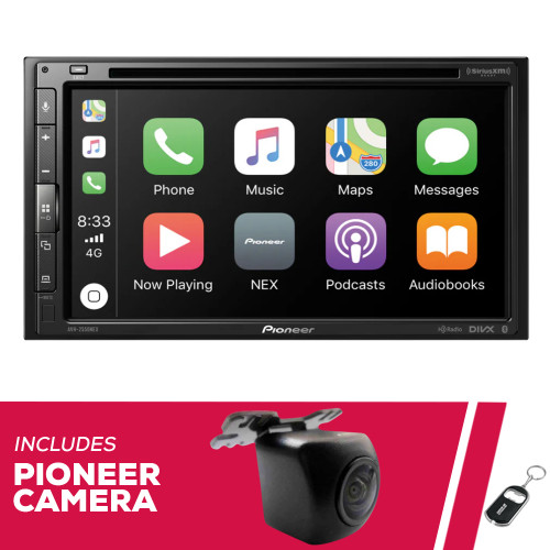 Pioneer AVH-2550NEX 6.8" 2-DIN DVD Receiver w/ NB-BC011 Front/Rear View Camera Pioneer AVH-2550NEX 6.8" 2-DIN DVD Receiver w/ NB-BC011 Front/Rear View Camera