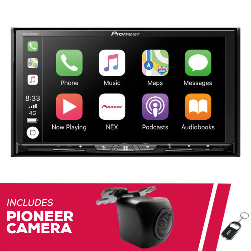 Pioneer AVH-W4500NEX 6.94" 2-DIN DVD Receiver & ND-BC011 Front/Rear View Camera