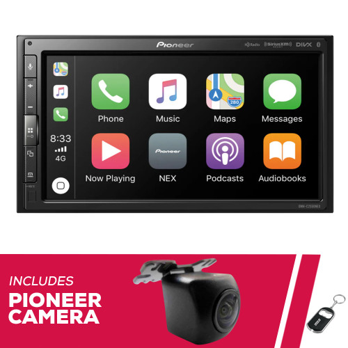 Pioneer DMH-C2550NEX 6.8" Multimedia Receiver w/ ND-BC011 Front/Rear View Camera