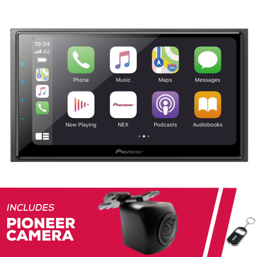 Pioneer DMH-W4660NEX 6.8" Multimedia Receiver w/ NB-BC011 Front/Rear View Camera