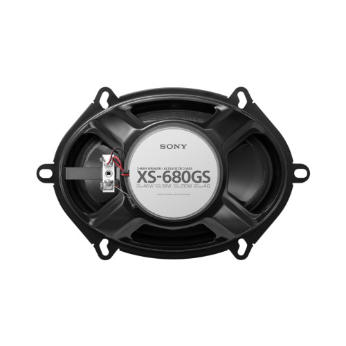 Sony XS-680GS GS Series 6x8" 40-Watts RMS Power 4 Ohms 2-Way Coaxial Speakers