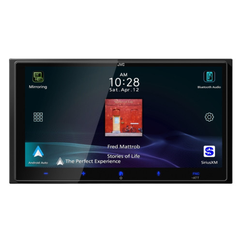 JVC KW-M795BW 6.92" 2-DIN Digital Multimedia Receiver w/ CarPlay & Android Auto