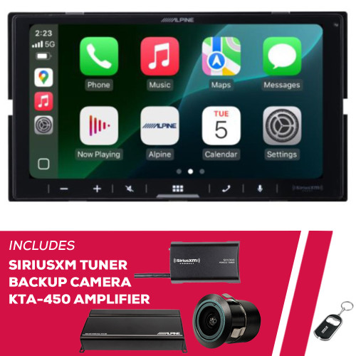 Alpine iLX-W770-M 6.75" Receiver w/ SiriusXM Tuner, Bullet Camera and Amplifier