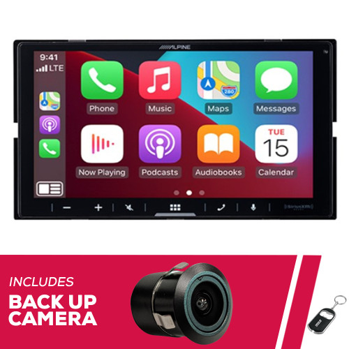 Alpine iLX-W670-M 6.75" 2-DIN Multimedia Receiver with Back-Up Bullet Camera