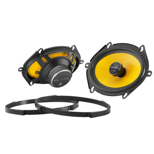 JL Audio 010-03350-00 C1 Series 5"x7" 50W RMS 4-ohms 2-Way Coaxial Car Speakers